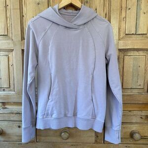 Lululemon Womens Size 4 Scuba Pullover Sweater Figue Dusty Purple‎ Pink Athletic